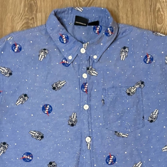 MAD Engine Other - MAD Engine Blue Astronaut Print Shirt​​